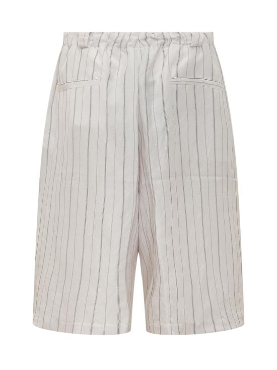 26SS 윌리 차바리아 숏팬츠 WCBTM0074 075 WHITE BLACK STRIPE - WILLY CHAVARRIA