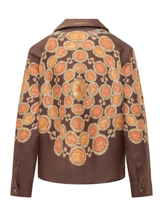 26SS 베르사체 셔츠 10242311A17952 5N940 CHOCOLATE AMBER - VERSACE