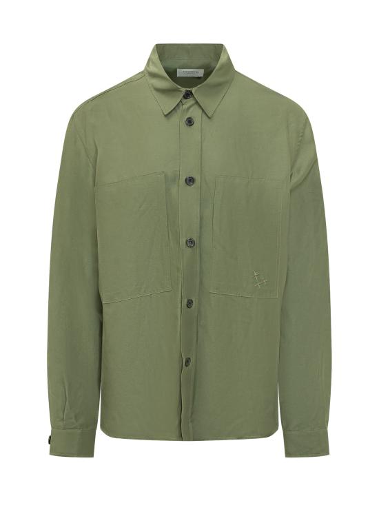 26SS 라니우스 긴팔 셔츠 S6LAMASI072 082 VERDE MILITARE