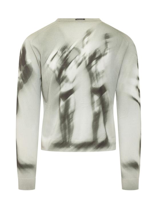 26SS 베르사체 가디건 10243261A17865 5E760 GREY - VERSACE