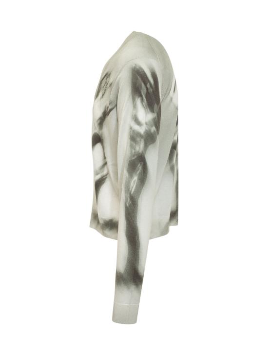 26SS 베르사체 가디건 10243261A17865 5E760 GREY - VERSACE