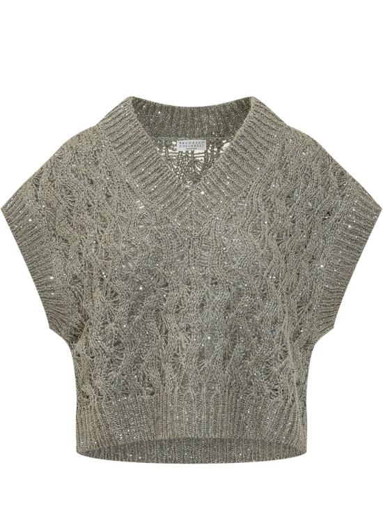 26SS 브루넬로 쿠치넬리 스웨터 MEA371112 C9125 ROSEMARY