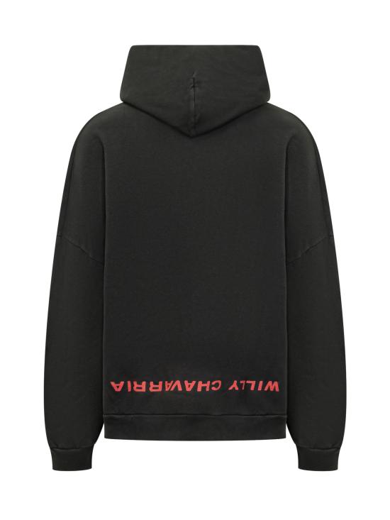 26SS 윌리 차바리아 긴팔 티셔츠 WCJSY0241 001 BLACK - WILLY CHAVARRIA