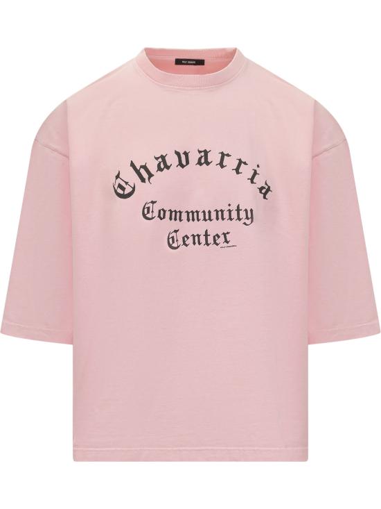 26SS 윌리 차바리아 반팔 티셔츠 WCJSY0200 073 CHICLE