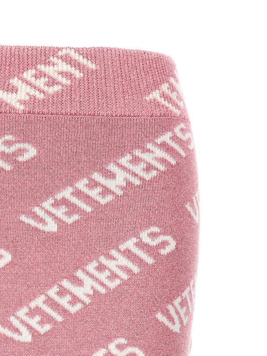  베트멍 미디 스커트 WE64KN905PBABYPINK - VETEMENTS