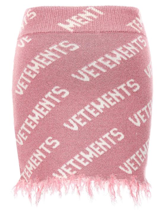  베트멍 미디 스커트 WE64KN905PBABYPINK - VETEMENTS