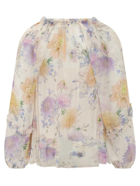 26SS 짐머만 셔츠 7921TS261 CRDA CREAM DAHLIA - ZIMMERMANN