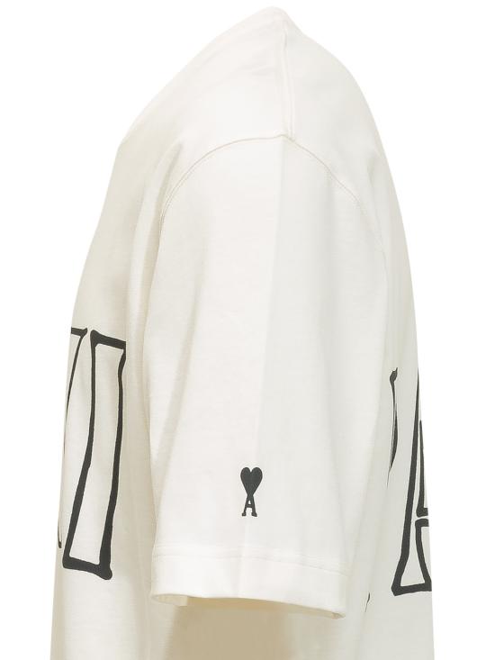 26SS 아미 반팔 티셔츠 UTS380726 136 BLANC CREME - AMI