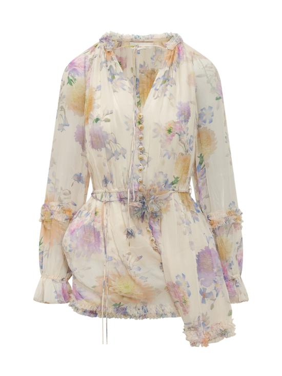 26SS 짐머만 숏 원피스 8154YS261 CRDA CREAM DAHLIA