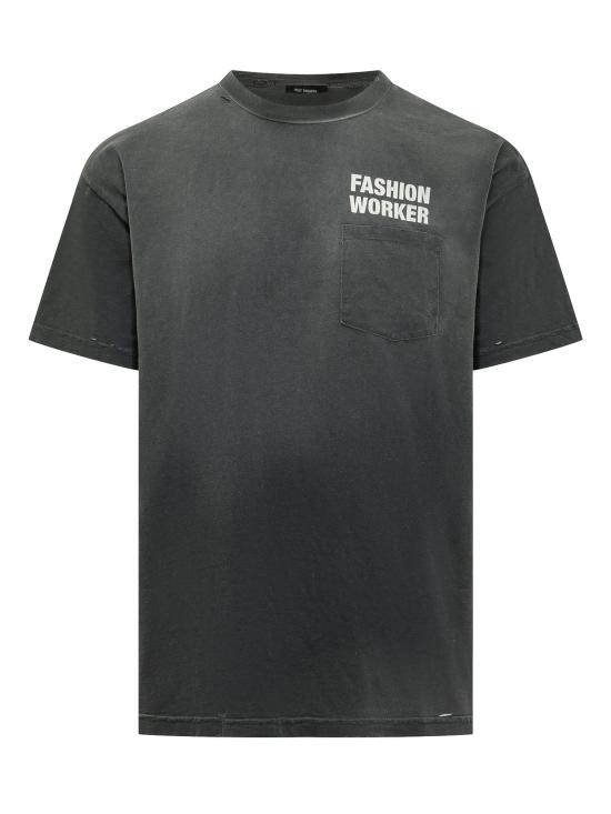 26SS 윌리 차바리아 반팔 티셔츠 WCJSY0196 001 BLACK