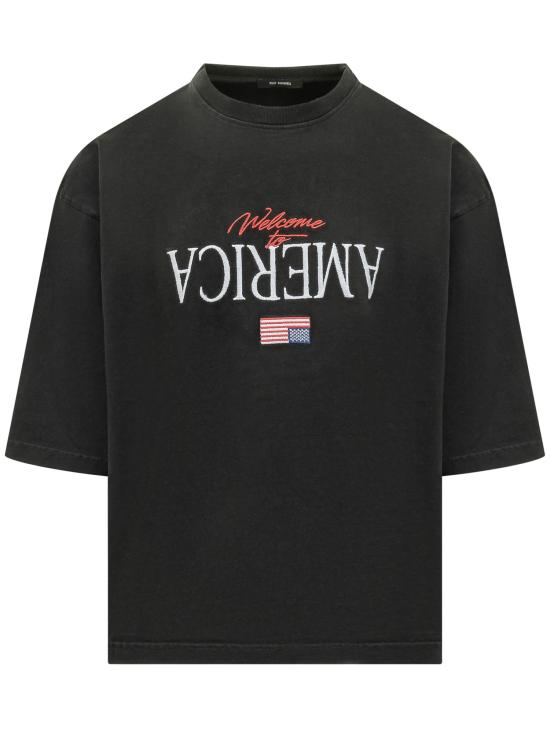 26SS 윌리 차바리아 반팔 티셔츠 WCJSY0220 001 BLACK