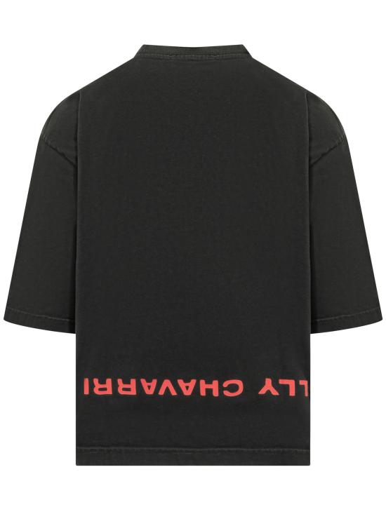 26SS 윌리 차바리아 반팔 티셔츠 WCJSY0220 001 BLACK - WILLY CHAVARRIA