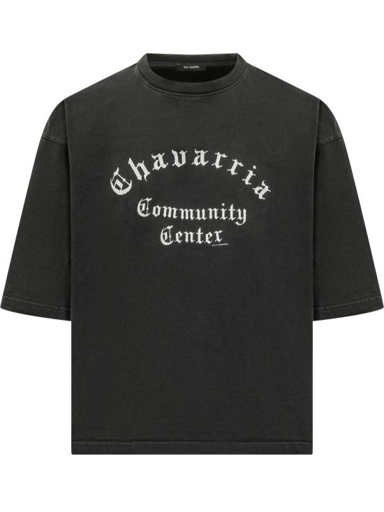 26SS 윌리 차바리아 반팔 티셔츠 WCJSY0200 001 BLACK