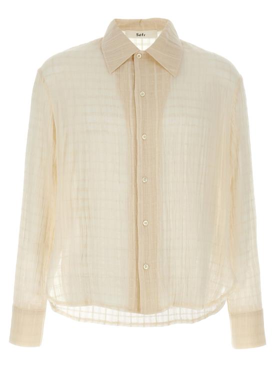 25FW 세퍼 긴팔 셔츠 MSS25IGNACIOCLOUDWHITECHECK
