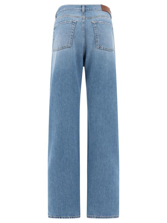 25SS 핑코 데님 팬츠 청바지 연한 파란색 - PINKO