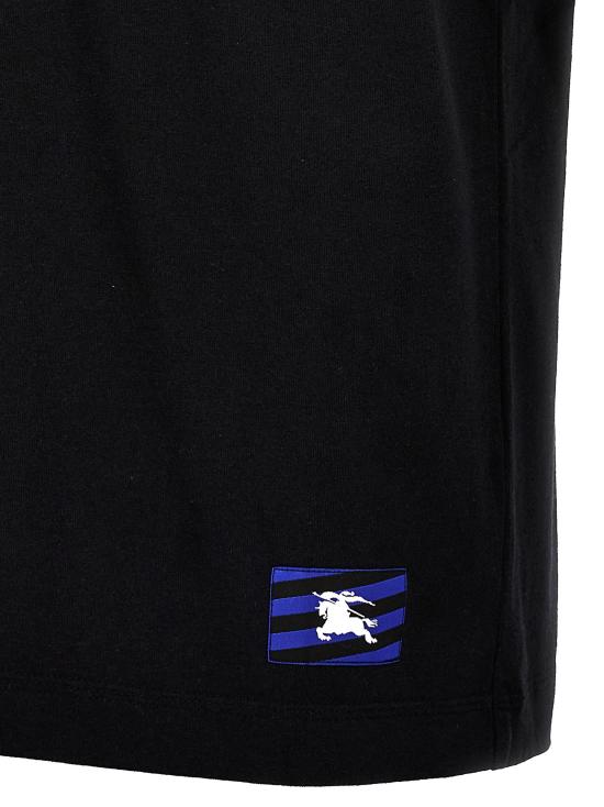  버버리 EKD 로고 패치 코튼 티셔츠 8080814BLACK - BURBERRY