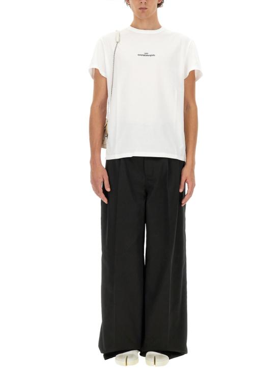 26SS 마르지엘라 디스토티드 로고 티셔츠 S30GC0701 S22816994 WHITE - MAISON MARGIELA