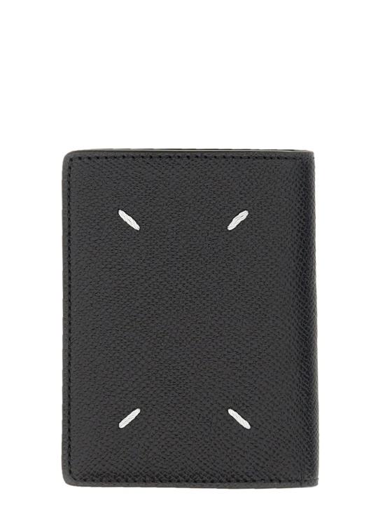 26FW 마르지엘라 스티치 바이 폴드 카드지갑 S55UI0203 P4745T8013 BLACK - MAISON MARGIELA