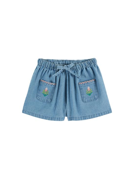 26SS [키즈] EMILE & IDA 데님 숏팬츠 AD050K DENIMLIGHT BLUE