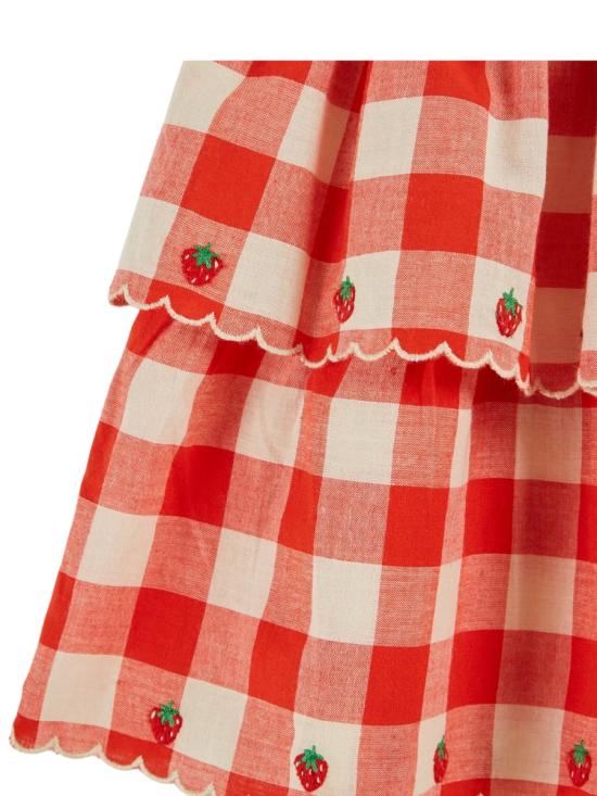 26SS [키즈] 에밀 앤 이다 스커트 AD193K VICHYROUGE RED - EMILE & IDA