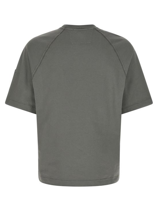 26SS 씨피 컴퍼니 라이트 플리스 숏슬리브 스웨트셔츠 20CMSS034A002246G921 - C.P. COMPANY