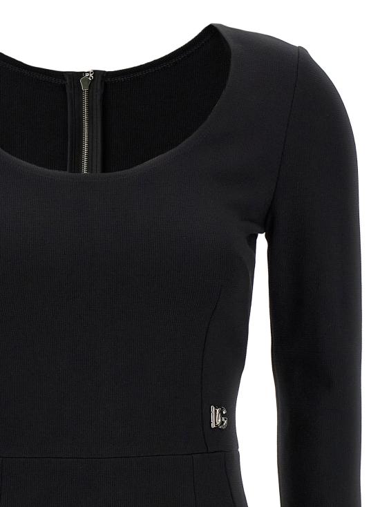 26SS 돌체앤가바나 DG 로고 밀라노 립 카프 랭스 드레스 F6ARMTFUGPNN0000 - DOLCE & GABBANA