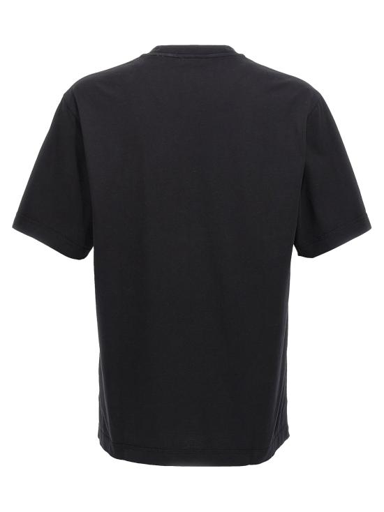  버버리 프로섬 자수 로고 코튼 티셔츠 8095104BLACK - BURBERRY