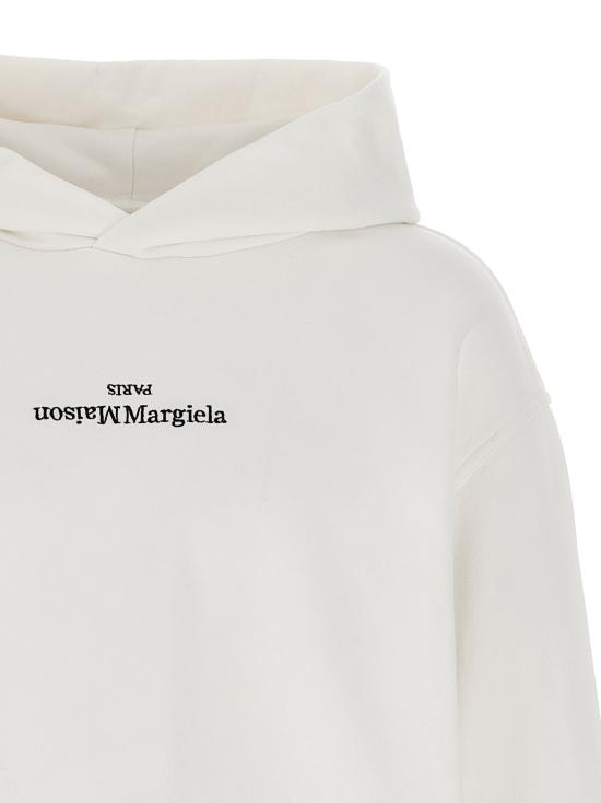  마르지엘라 업사이드 다운 자수 로고 후드 S50GU0167S25503961 - MAISON MARGIELA