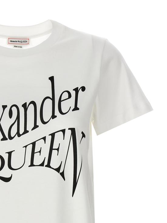  알렉산더 맥퀸 반팔 티셔츠 781403QZALT0900 - ALEXANDER MCQUEEN