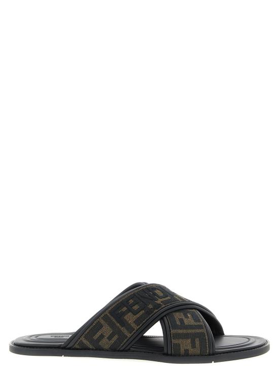 26SS 펜디 패브릭 슬라이드 7X1548AJZEF0R7R