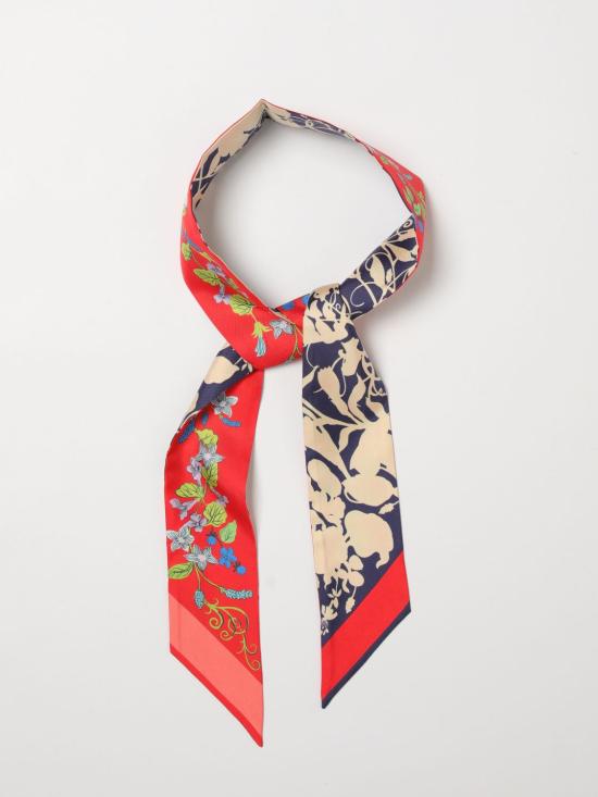 26SS 살바토레 페라가모 머플러/스카프 321241 789909 RED BLUE DOM - SALVATORE FERRAGAMO