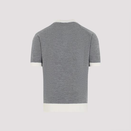 26SS 올레바 브라운 폴로 티셔츠 281779 CHARCOAL WHITE - ORLEBAR BROWN