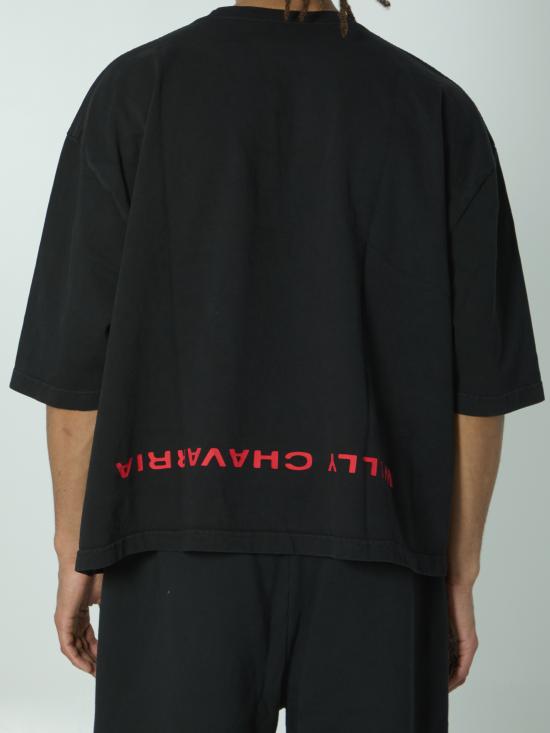 26SS 윌리 차바리아 반팔 티셔츠 WCJSY0220 001 BLACK - WILLY CHAVARRIA