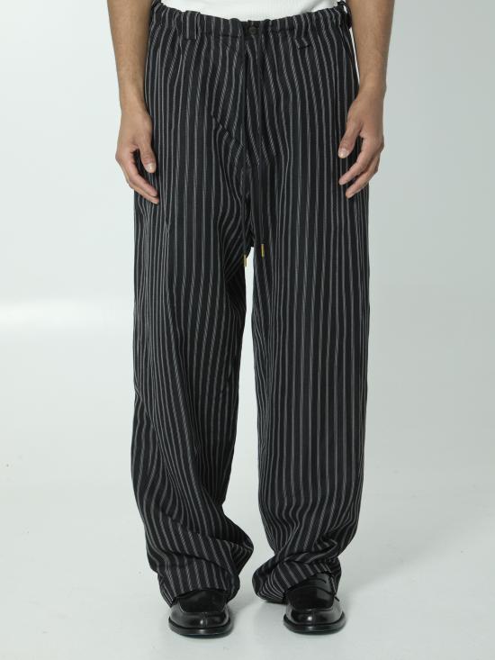 26SS 윌리 차바리아 스트레이트 팬츠 WCBTM0087 076 BLACK