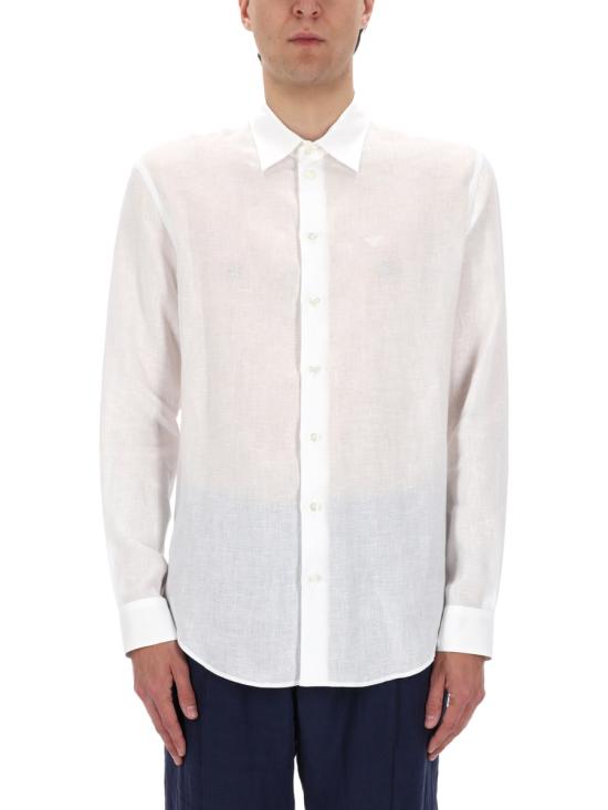 26SS 엠포리오 아르마니 긴팔 셔츠 EM000099 TE10157U0002 WHITE - EMPORIO ARMANI