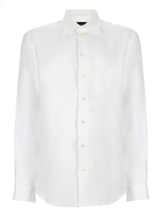26SS 엠포리오 아르마니 긴팔 셔츠 EM000099 TE10157U0002 WHITE