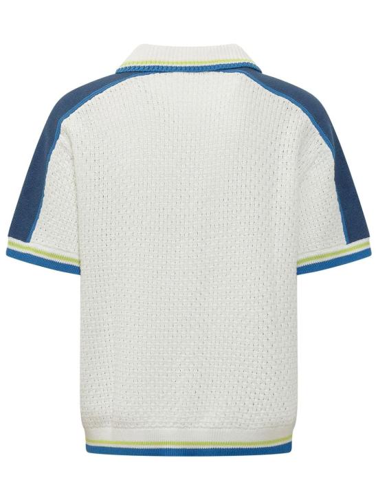 26SS 카사블랑카 긴팔 셔츠 MSS26KW1310 01WHITEBLUE MULTICOLOUR - CASABLANCA