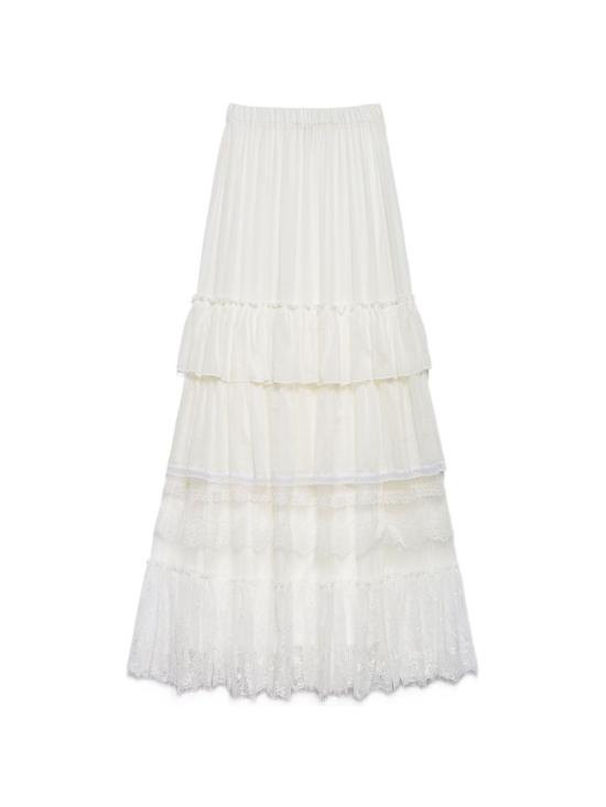26SS 아니예 바이 롱 스커트 185158 02477 Fairy milk - ANIYE BY