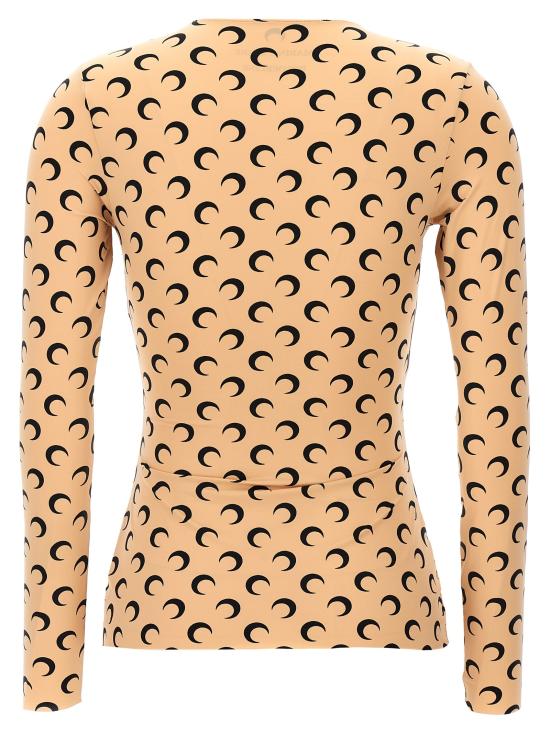 26SS 마린세르 크레센트 문 프린트 긴팔 티셔츠 WTS006ACJER0001TA10 - MARINE SERRE