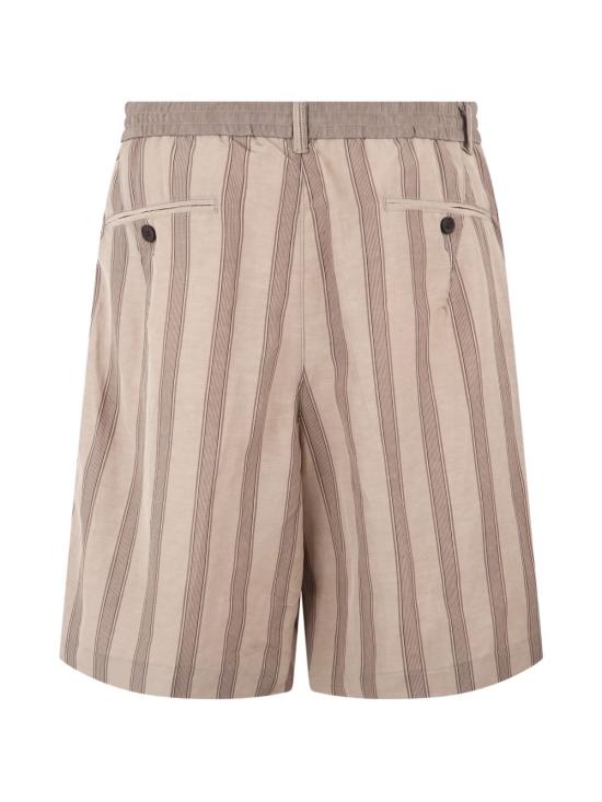 26SS 조르지오 아르마니 숏팬츠 EM005874 AF13812F6216 Beige - GIORGIO ARMANI