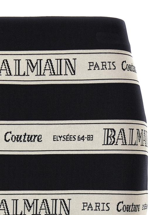 25SS 발망 미디 스커트 EF1LC245JJ95EDY - BALMAIN