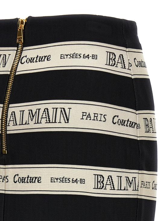 25SS 발망 미디 스커트 EF1LC245JJ95EDY - BALMAIN