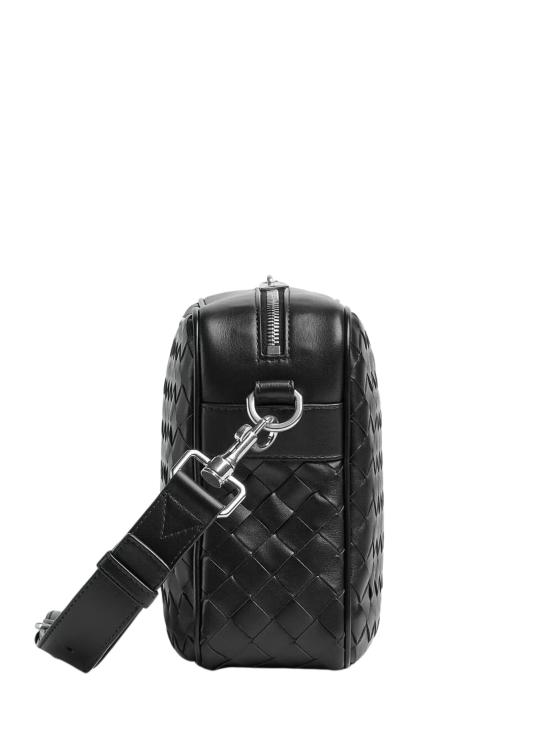 26SS 보테가베네타 미디움 인트레치아토 카메라백 755925 V2HL18803 Black - BOTTEGA VENETA