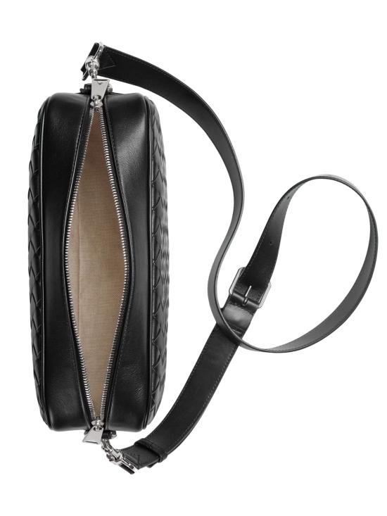 26SS 보테가베네타 미디움 인트레치아토 카메라백 755925 V2HL18803 Black - BOTTEGA VENETA