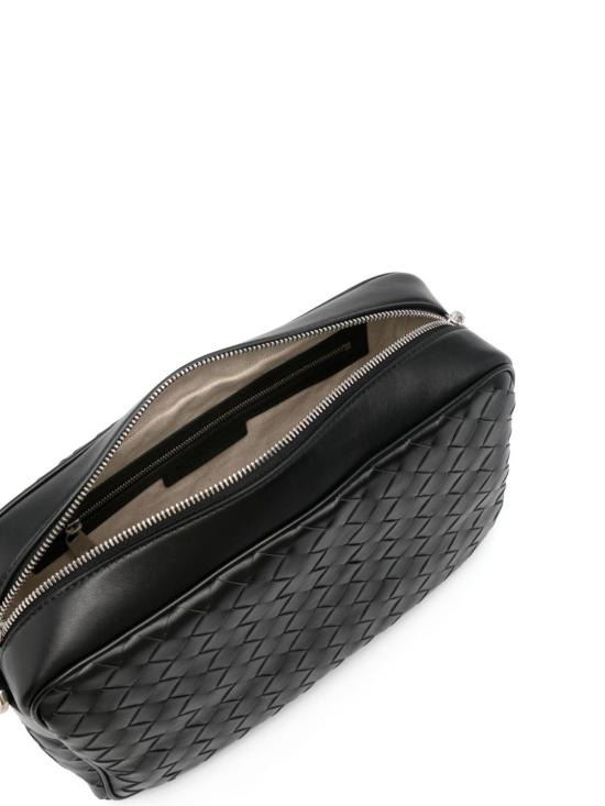 26SS 보테가베네타 미디움 인트레치아토 카메라백 755925 V2HL18803 Black - BOTTEGA VENETA