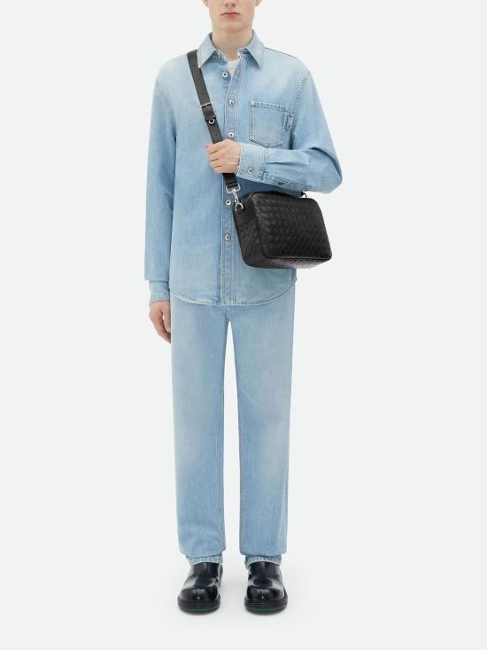 26SS 보테가베네타 미디움 인트레치아토 카메라백 755925 V2HL18803 Black - BOTTEGA VENETA