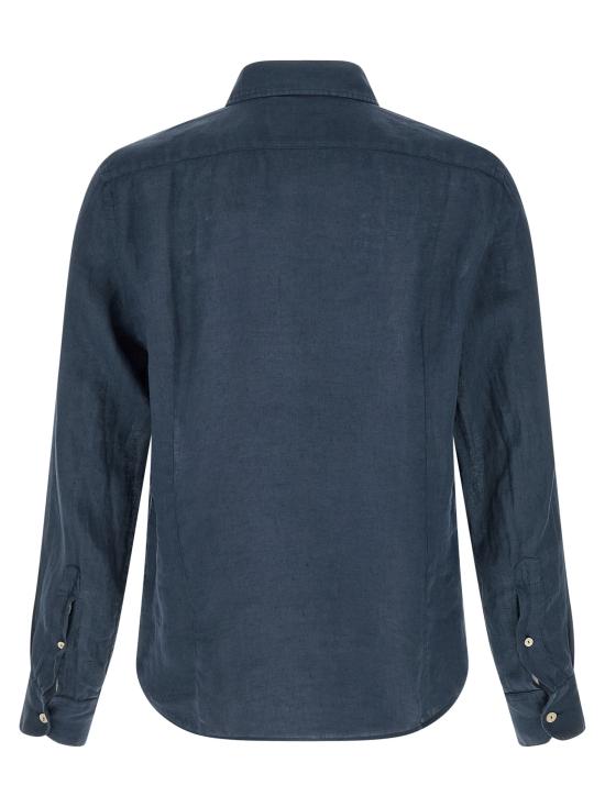 26SS 세인트바쓰 셔츠 PAMPLONALINEN61BLUENAVY - MC2 SAINT BARTH