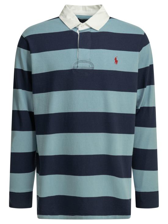 26SS 폴로 랄프로렌 아이코닉 럭비 셔츠 710717116503POWDERBLUE