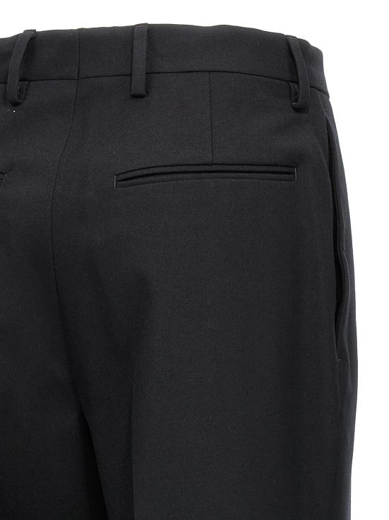  드리스 반 노튼 스트레이트 팬츠 포르샤 팬츠 블랙 - DRIES VAN NOTEN