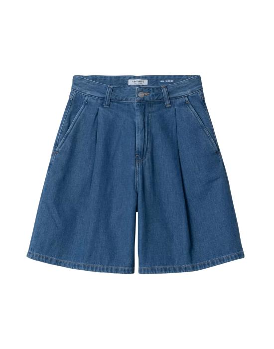 26SS 칼하트 WIP 데님 숏팬츠 I033345 014L Blue